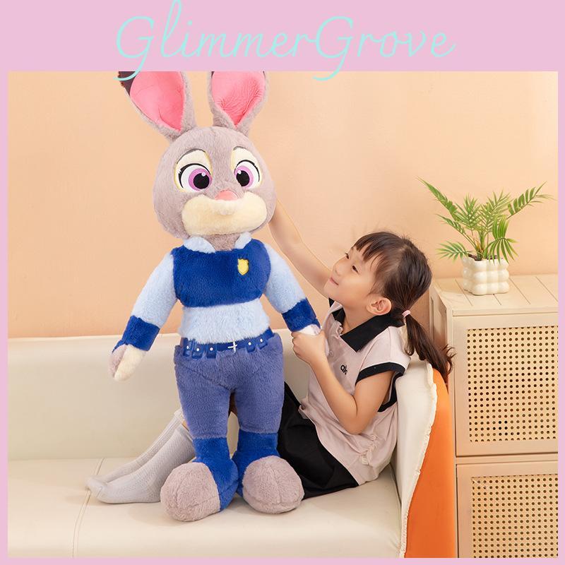 Peluche Zootopia Judy e Nick con Imbottitura in Cotone PP per Bambini e Collezionisti
