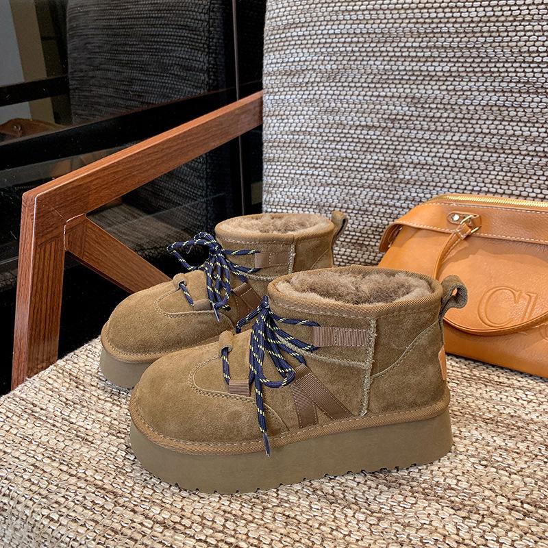 

Women s large size soft elastic winter warm cold padded snow boots non-slip wear outdoor leisure sports cotton boots 40