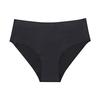 European and American invisible liquid foundation underwear seamless ice silk nude pure cotton large size mid-waist briefs