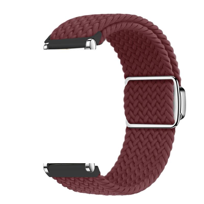 

Ремешок для Fossil Gen 6 5E 4 42мм Venture HR Q Venture ремешок для часов для женских Fossil Gen 6 4 44мм 45мм нейлоновый браслет Strap width 18mm вино красного