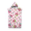 Fruit Kiwi Pomegranate Pattern Hooded Bath Towel Soft Microfiber Quick-Drying Beach Towel Adult Kid Outdoor Swimming Surf Poncho