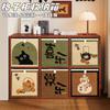 Foldable Storage Basket Living Room Bedroom Office Large Capacity Dustproof Organizer With PP Board Fabric