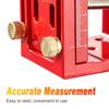Pocket Hole Jig Kit Adjustable Angle Drill Guide with Screws Wood Plug Wrench for Woodworking