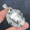 Natural Wild Horse, Peridot 925 Sterling Silver Jewelry Pendant 2.44" e3H49