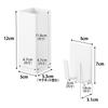 Yamazaki Magnetic Hair Iron Cord W5 x x Tower Easy to provides floating storage for hair & Holder, White. Dimensions D5.3 H12cm. series. install,