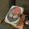 Handmade Tree of Life Leather Journal: Embossed Grimoire, Spell Book