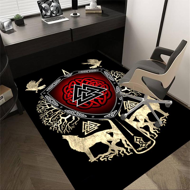 

1pc Celtic Shield Carpet, Office Rug Outdoor Mat Home Decor Area Carpet Festival 60cm by 90cm