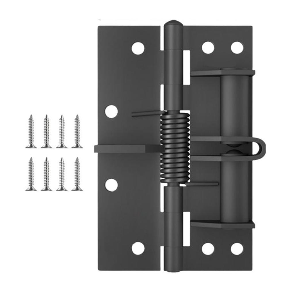 4 Inch Self-Closing Spring Door Hinges Automatic Closing Hinges For Invisible Doors Buffer Hinge Closing Spring Hinges