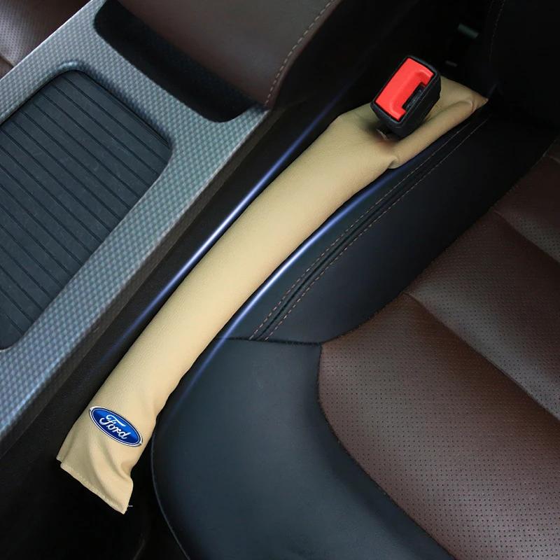 Heißes Neues Autositz-Spaltfüller Weiche Auto-Styling Polster Leder Leck-Pads Stecker Abstandshalter Für Ford Fiesta MK7 2012 2013 2014 2015 2016