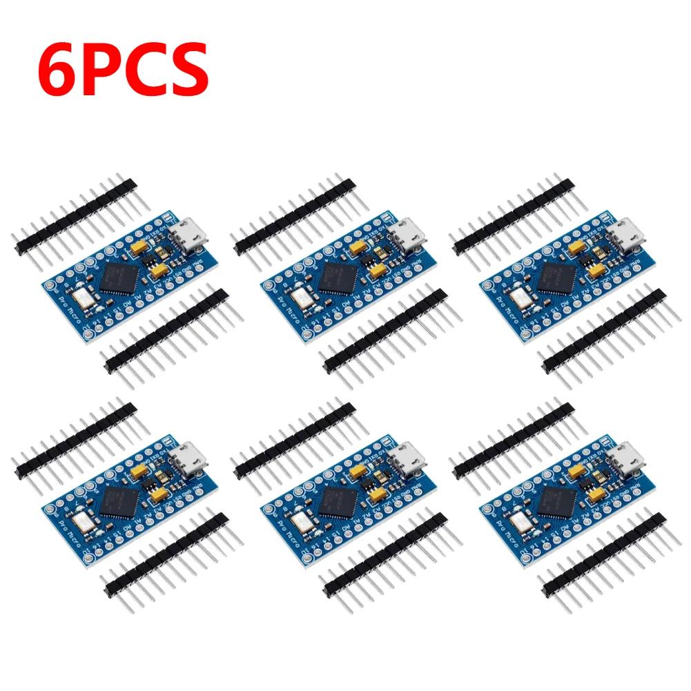 1-10x MICRO/TYPE-C USB Pro Micro for arduino ATmega32U4 5V/16MHz Module with 2 row pin header For Leonardo in stock best quality