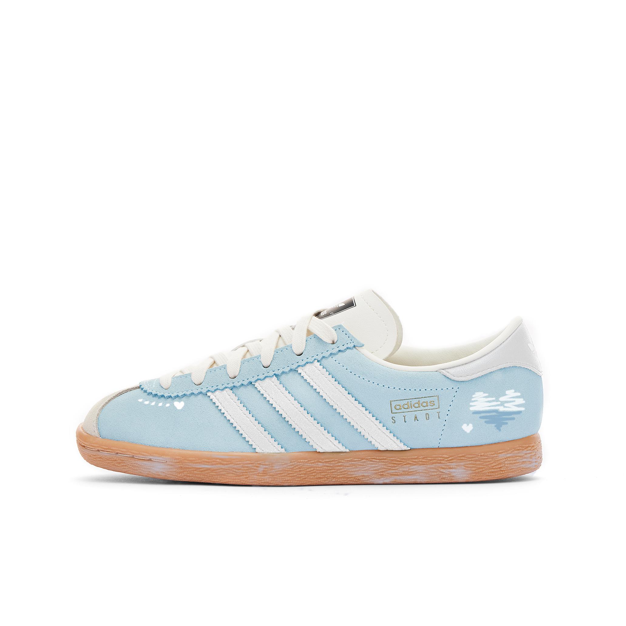 

Adidas Originals Stadt Abrasion Resistant German Army Trainers Women s Blue White JR6343(Team849-) 37⅓