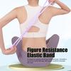 3pcs Figure 8 Resistance Exercise Band Open Shoulder Tension Fitness Stretch Arm Back Training Elastic Ropes Purple