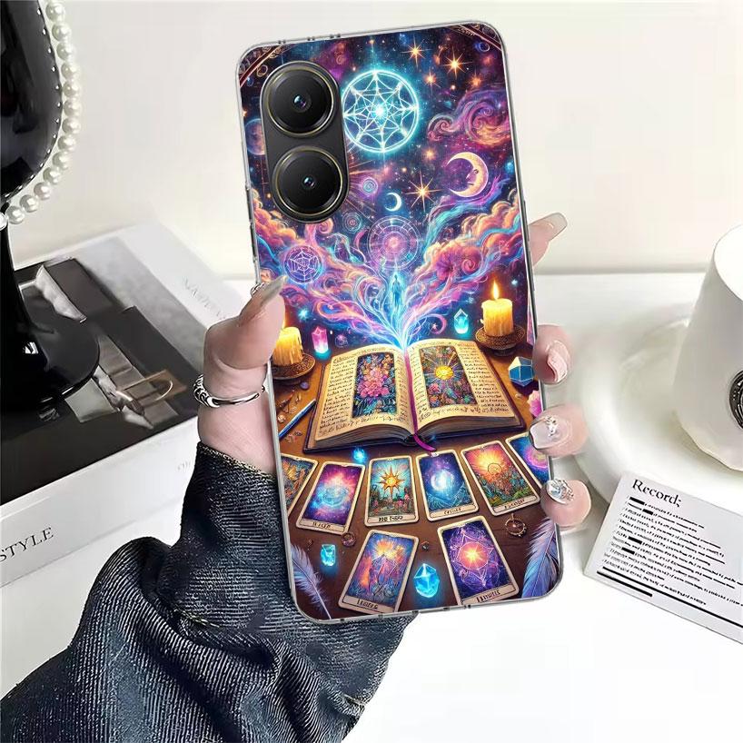 Witch Tarot Card Soft Phone Case For Xiaomi Redmi 15C 15 13C 13 Poco X5 X6 X7 F7 Ultra M7 12C 12 10 10C 9C 9A 9T 9 Fundas Poco X