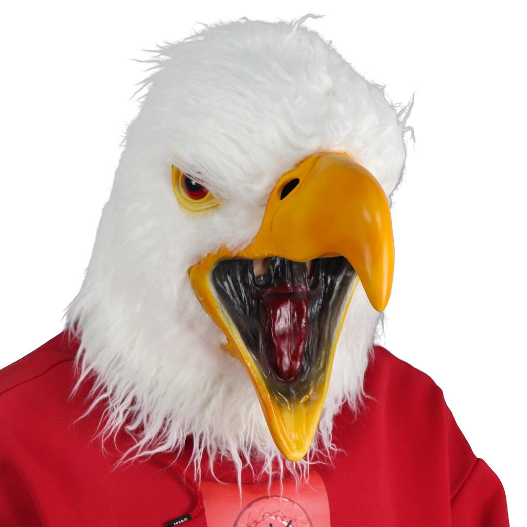 Halloween Cute Animal Raven Mask Raven Headgear Masquerade cos Costume props made of latex