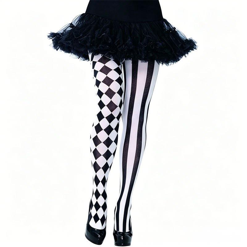 Gestreept Halloween Cosplay Bodysuit & Kerstsokken