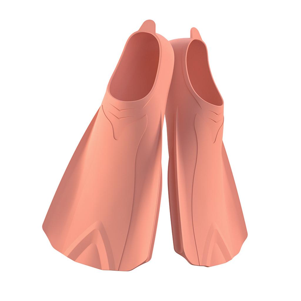 Swim Training Fins Travel Size Flippers Professional Swimming Fins Comfortable Silicone Short Flippers for Women Man