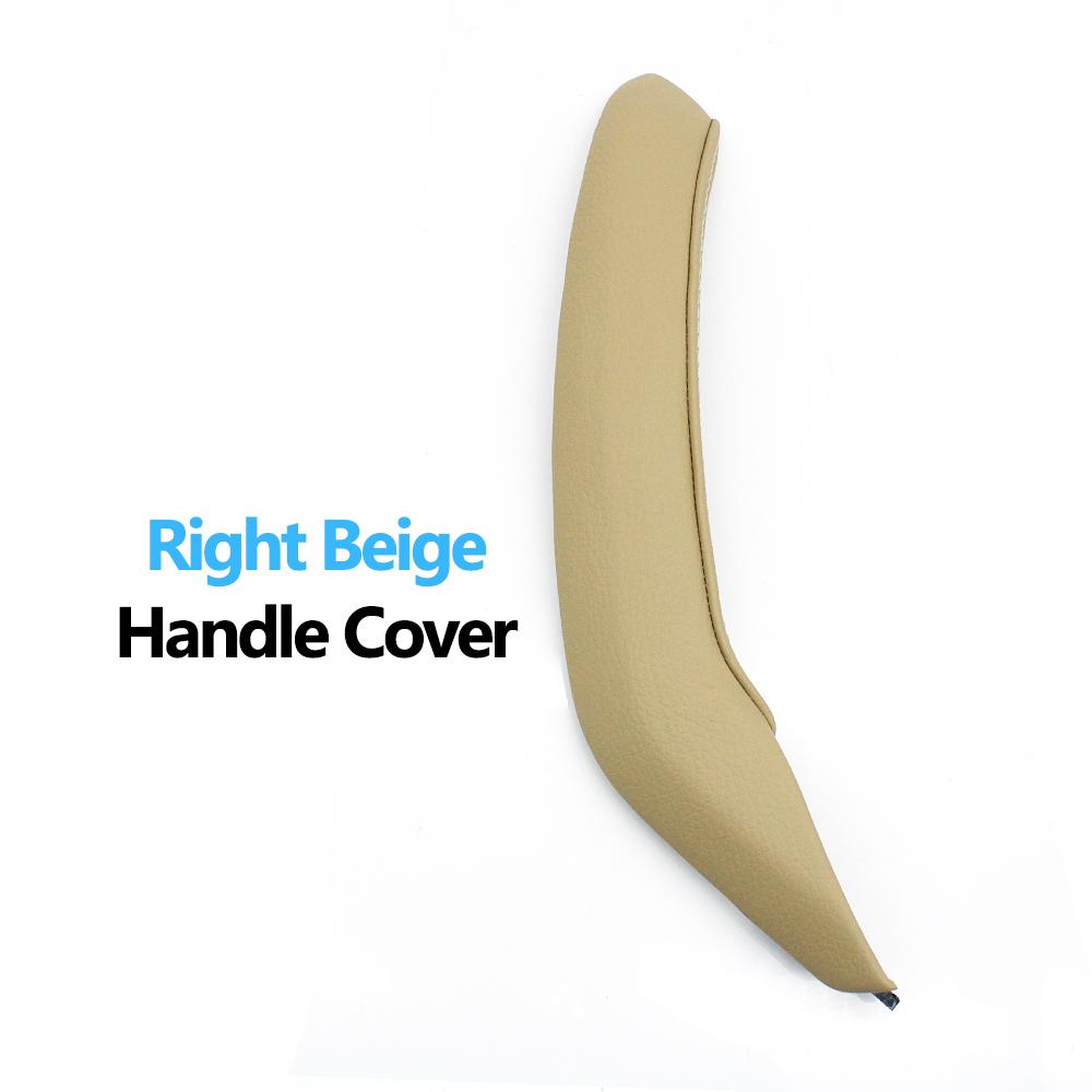 

LHD RHD салон автомобиля пассажирская дверь слева и справа потянуть ручку кожаный внешний чехол Замена для BMW X3 X4 F25 F26 Beige Right