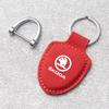 For Skoda 3 2 VRS Vision Kodiaq Favorit Rapid Octavia A5 Car Emblem Metal Suede Leather Car Keychain Key Ring Auto Accessories bzsd98
