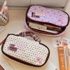 Süße japanische Stifte-Tasche Ins Mode Große Kapazität Kosmetiktasche Für Schulmädchen Kawaii Ästhetischer Schreibwaren-Organizer