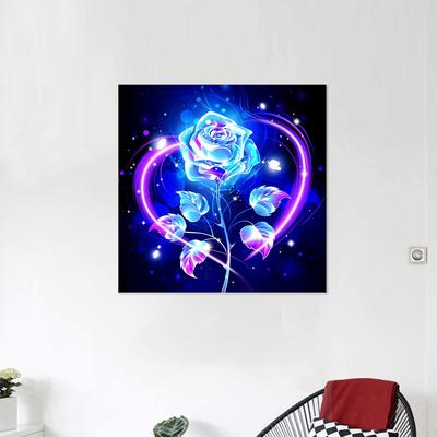 5D Diy Diamant Malerei Blaue Rose Diamant Stickerei Full Lay Anime Kreuzstich Kits Home Decor Handgemachtes Geschenk