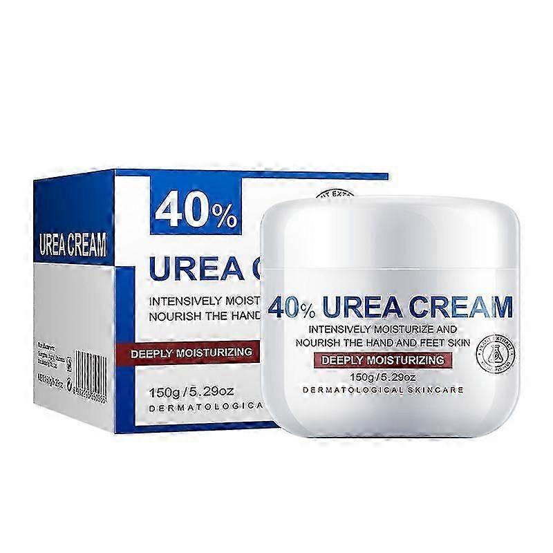 40% Harnstoffcreme mit Allantoin und Sheabutter, geeignet für trockene, rissige Haut. Eine intensiv feuchtigkeitsspendende Handcreme, die rissiger Haut entgegenwirkt
