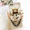 For Realme C2 Case Cover Luxury A-Z Letters Fashion Crown 2D Painted Silicone Casing For Realme RMX1941 RMX1945 RMX1943