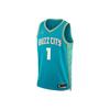 Nike Basketball Jersey SW Fan Edition 2023 24 Season, Hornets, Ball Size 1 Unisex Peacock Blue DX8496-415