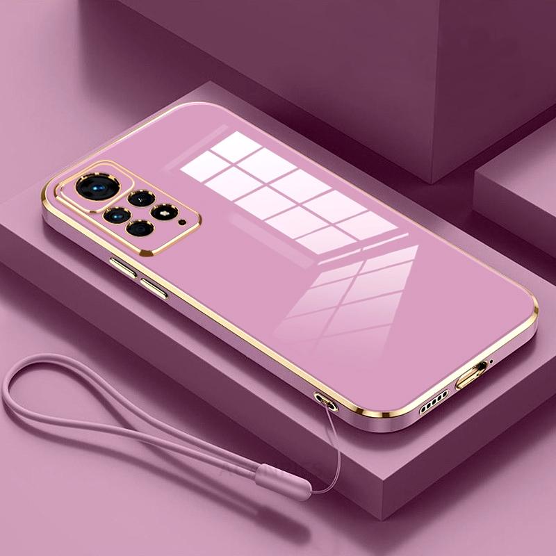 

Note11s роскошный чехол-ремешок из силикона для Xiaomi Redmi Note 11s 4g 11 Pro 11pro Plus 5g 10 10s 9 9s 8 8t 7 мягкий чехол Redmi Note 11S 4g