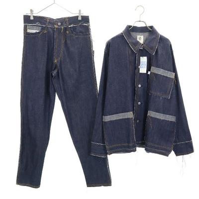 Nuovo VAST222 19ss Made in Japan Setup Giacca di Jeans Rigido Raw Denim 2 Uomo Usato