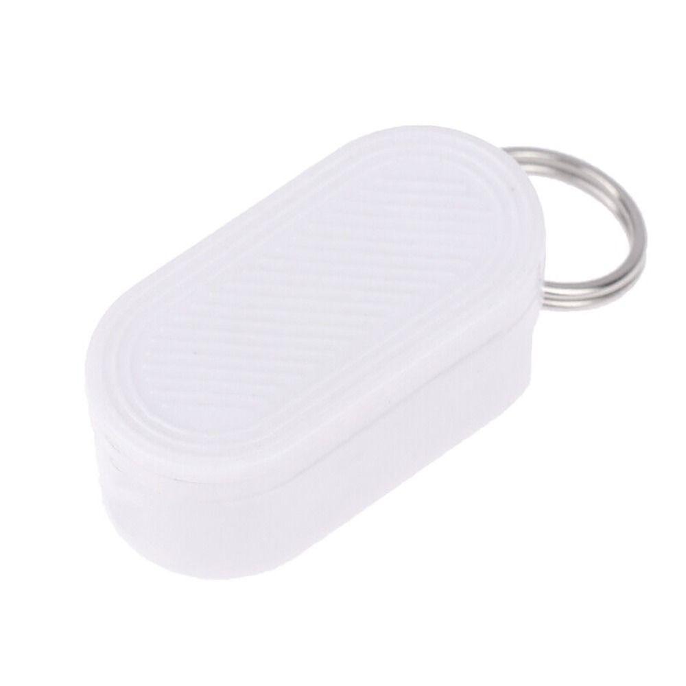 

Коробка для хранения Брелок Держатель для таблеток Пластиковая Мини Карманная Таблетница Новая Ежедневное Хранение Лекарств Кемпинг белый