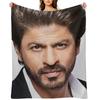 shahrukh khan Throw Blanket Weighted Flannel Decorative Sofas Luxury Blankets