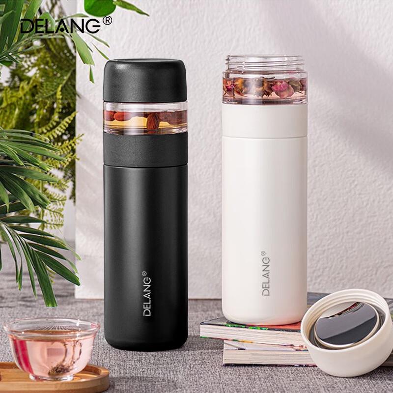Delang 420ml Tea Infuser Insulated Travel Mug