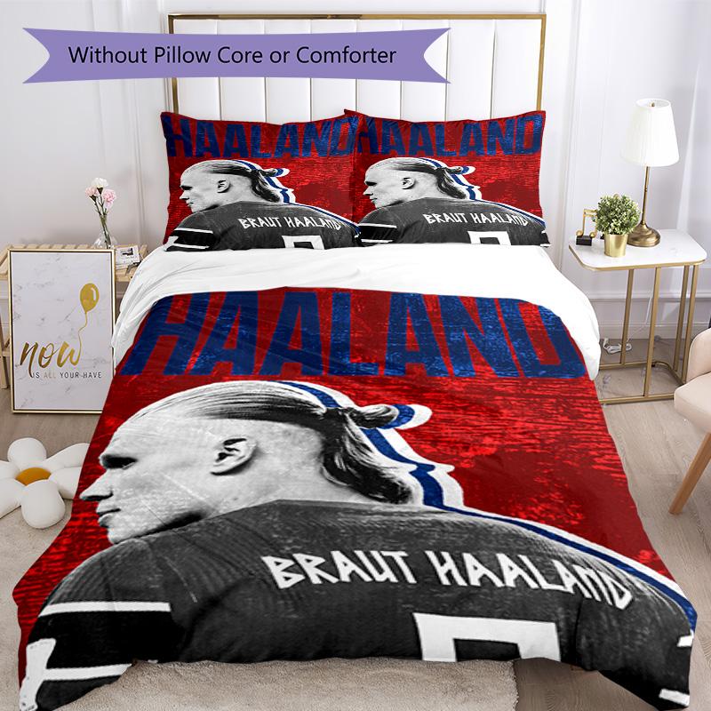 Haaland Comforter Cover Set Suitable for Playroom Soft Fabric Perfect Gift for Friends & Family