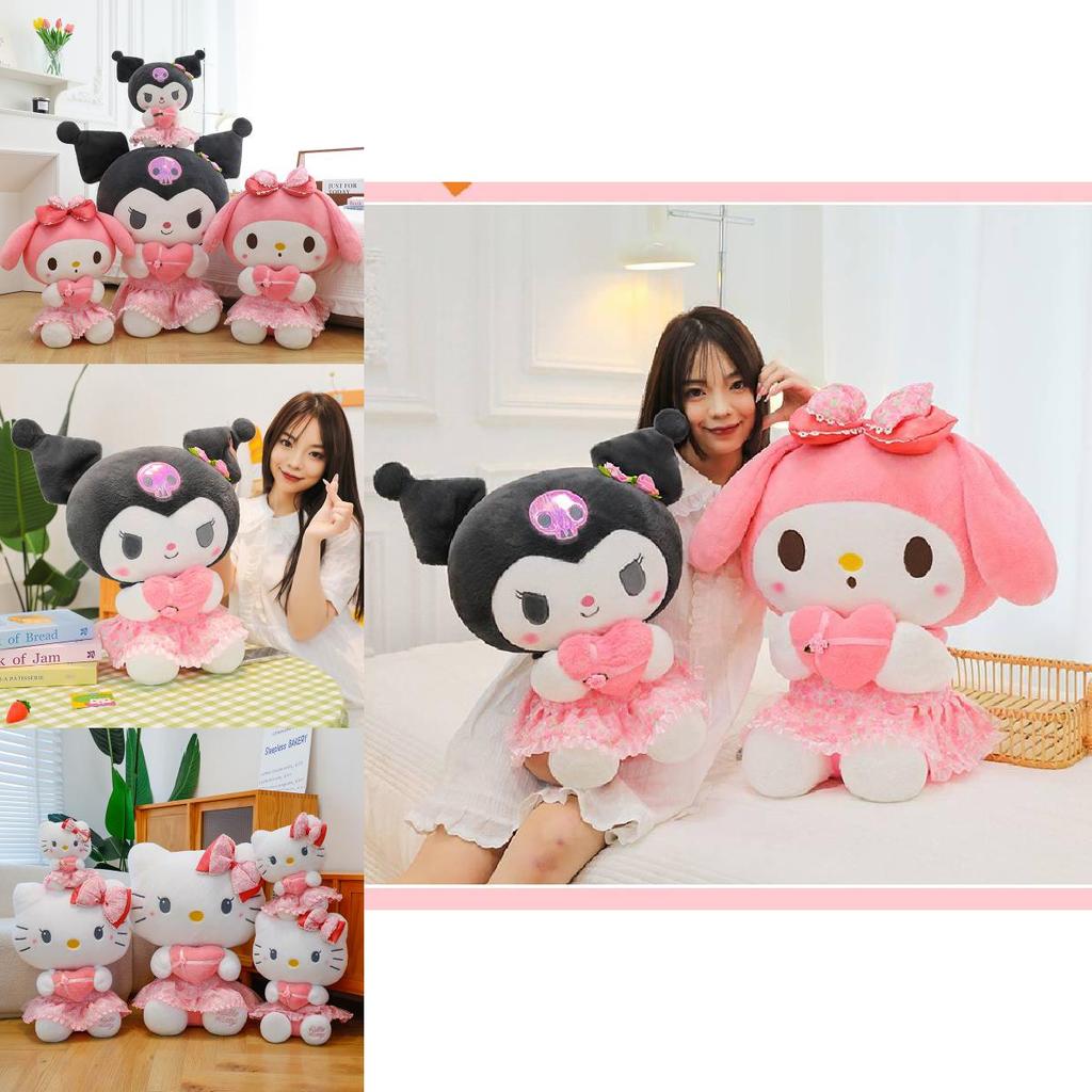 Adorable Kt Cat Plush Toy Pillow Soft Stuffed Animal Doll Perfect Gift For Birthdays
