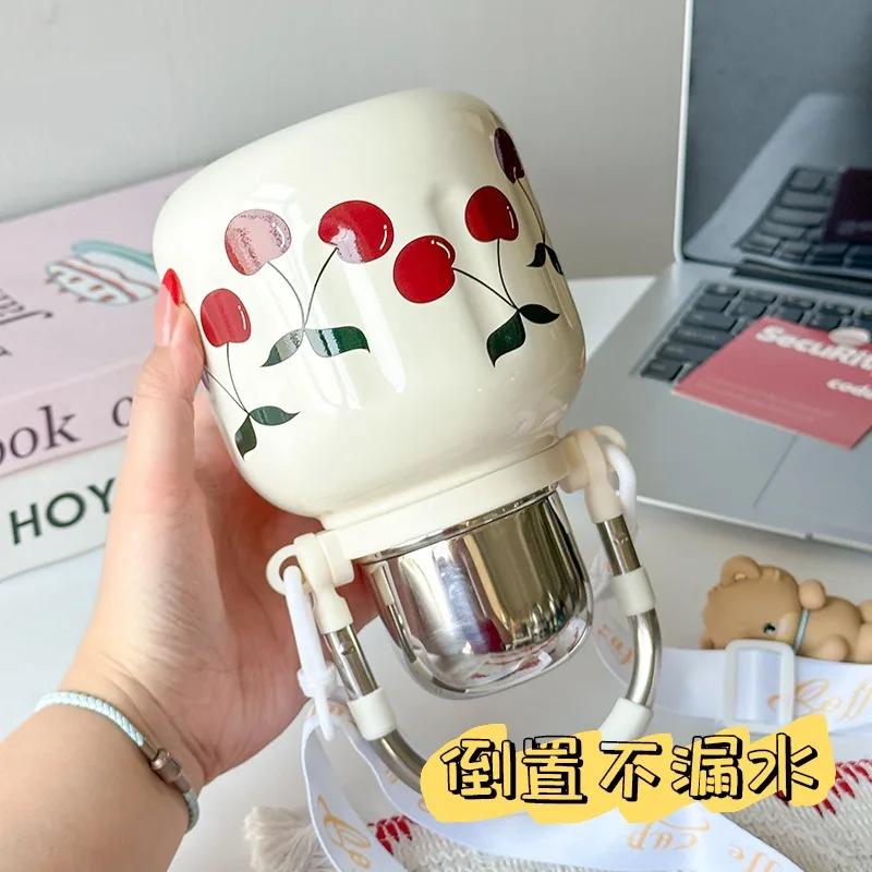 Food Grade 316 Stainless Steel Insulated Cup Children's High Appearance Student Water Cup Large Capacity Insulated Kettle