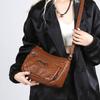 Soft Leather Crossbody Bag Women's Multi-layer Shoulder Bag Middle-aged Mother Bag