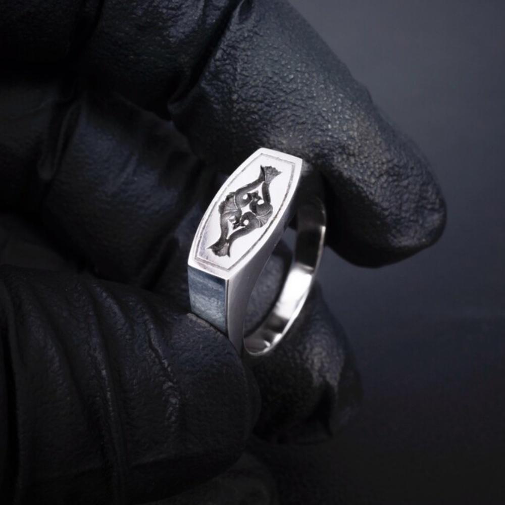 Josilver Sprout Stamp Ring (Type A)