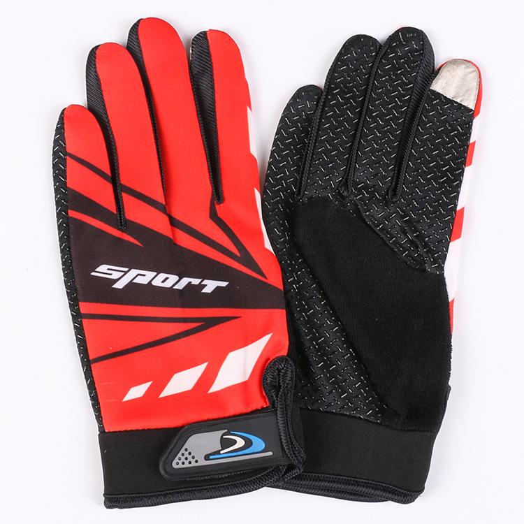 

Outdoor Cycling Sun Protection Gloves for Men and Women Sports Full Finger Frisbee Touch Screen Gloves Fitness Breathable Mountaineering Gloves one size