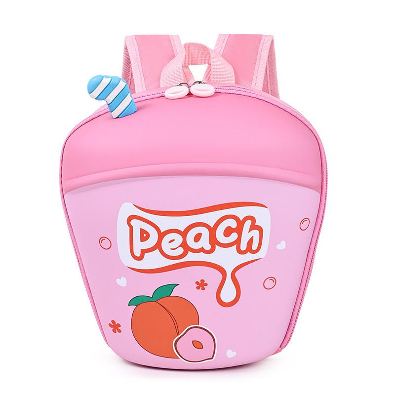 

Printed Unisex Cola Cartoon Egg Shell Kids Backpack With Breathable Features