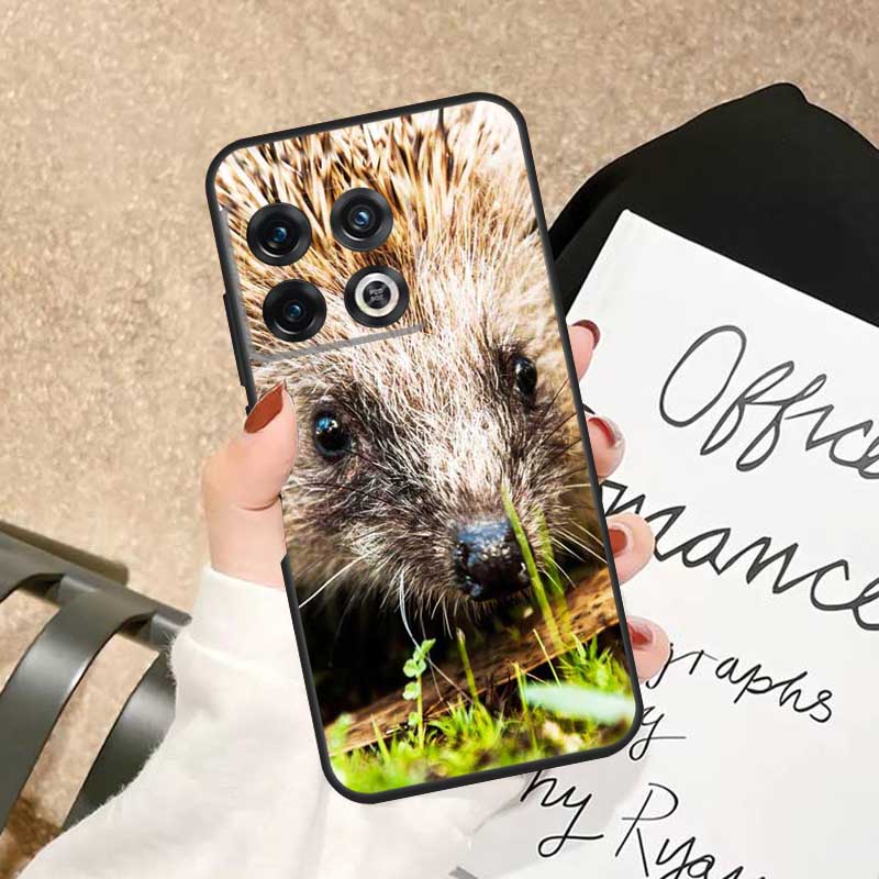 Prickly Hedgehog Case For OnePlus 10 Pro 10T 8T 13T 15 13 12 11 15R 13R 12R Nord 5 CE 4 2 3 Lite N20 N30 Cover
