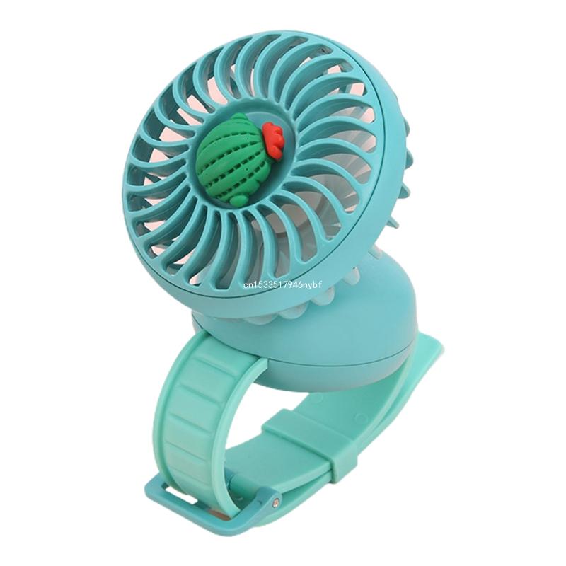Portable Watch Fan Summer Mini Carry Wrist Fan Rotatable USB Air Cooling Fan Dropship