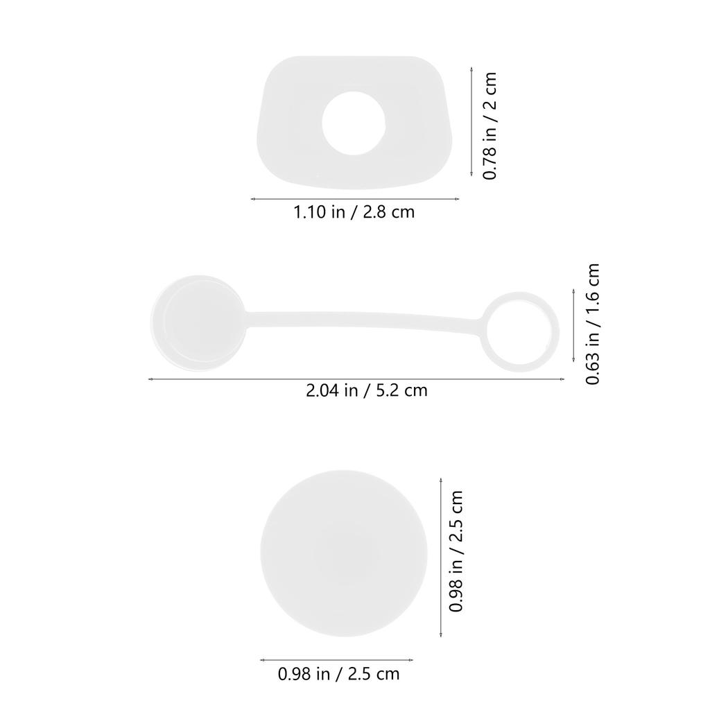 1 set Spill Proof Stopper For Belly Bottle Silicone Leak Resistant Cap Replacement Easy Install Flexible Seal Practical