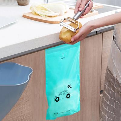 50pcs-Car Garbage Bag, Car Mounted Garbage Storage Bag, Car Multifunctional Storage Bag