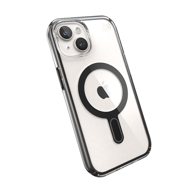 Speck Presidio Perfect-Clear Clicklock & Magsafe - Etui Iphone 15 / Iphone 14 / Iphone 13 (Clear / Frosted Black / Slate Grey)