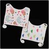 Baby Lätzchen Handtücher Baby Lätzchen Quadratisch Baumwolle Neugeborenen Kleidung Säuglingskleidung Cartoon Druck Babyzubehör Bandana Lätzchen Spucktücher