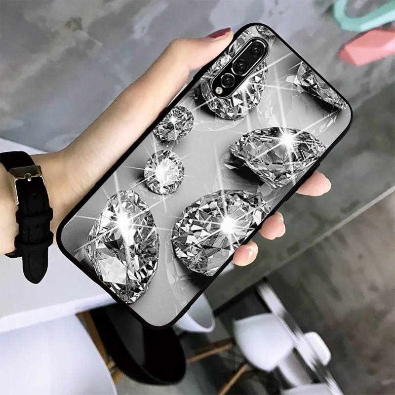 Funkelnder Diamant-Telefonkasten für Huawei G7 G8 P7 P8 P9 P10 P20 P30 Lite Mini Pro P Smart Plus Cove Fundas
