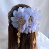 Flower Tassel Hair Clip For Women Girls Shark Ponytail Clip Headdress Temperament Headwear Hair Accessories Gifts