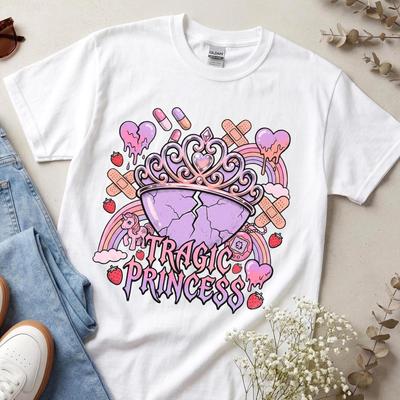 Harajuku Streetwear Yami Kawaii Tee, Kidcore Pastel Goth Anime Shirt, Creepy Cute Graphic, Jojifuku Japanese Fashion, Y2K Aesthetic Top