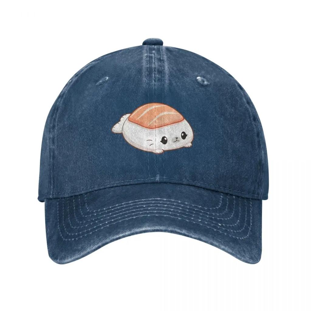 Sushi Seal Baseball Cap Trucker Hat Hood F Designer Hat For Girls Unisexs