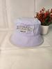 Letter embroidered bucket hat cotton hat men's and women's outdoor fashion casual versatile sunscreen visor trendy brand
